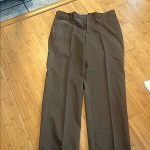 Christopher & Banks Brown Straight Leg Pants